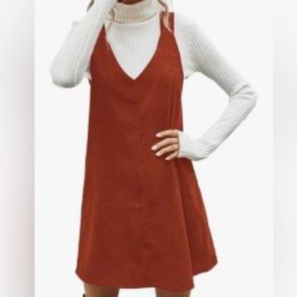NWOT. Corduroy Dress - Picture 1 of 5